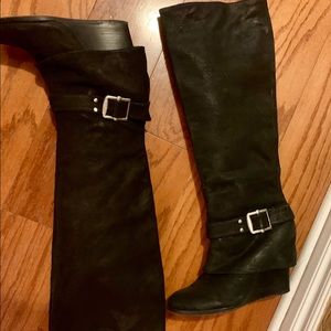 Vince Camuto “Alician” knee high Wedge Boots